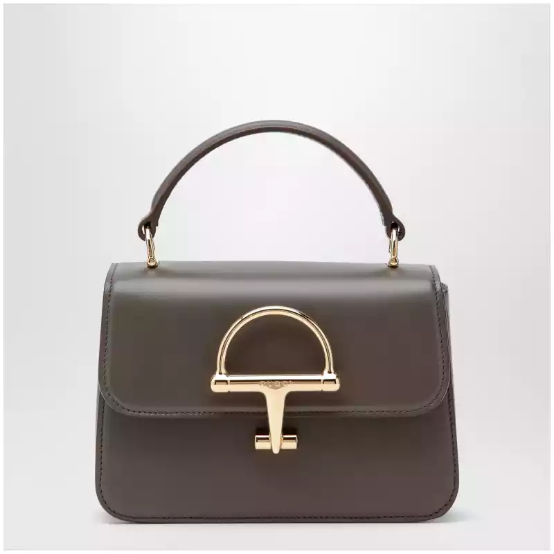 855536AAFF0_T_GUC-2818.a Gucci Siena small top-handle bag in taupe brown