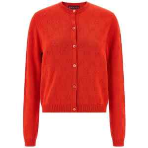 Gucci Openwork Gg Cardigan