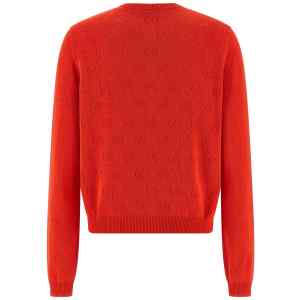 Gucci Openwork Gg Cardigan