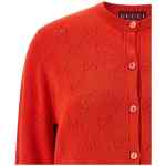 Gucci Openwork Gg Cardigan