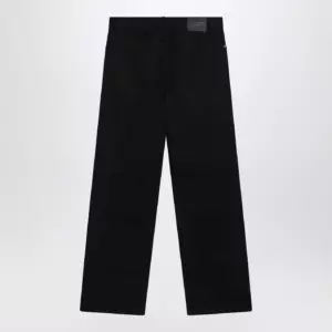 Balenciaga Black cotton denim trousers