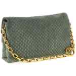 Gucci Gg Large Suede Shoulder Bag