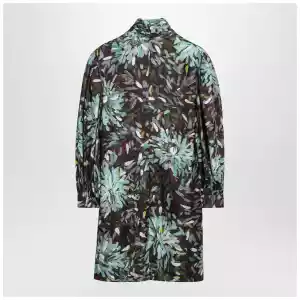 GUCCI Printed silk twill dress