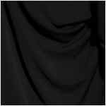 GUCCI Long one-shoulder dress in black viscose jersey