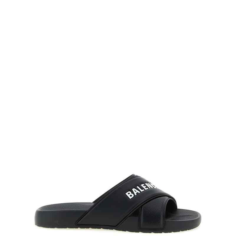 Balenciaga Sporty Pool Slides