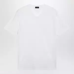 GUCCI White stretch modal T-shirt