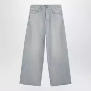 Balenciaga Light blue wide-leg denim jeans