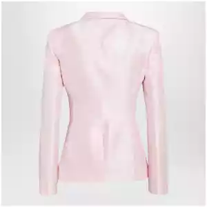 GUCCI Pink silk faille jacket