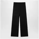 GUCCI Oversized lightweight wool trousers in black