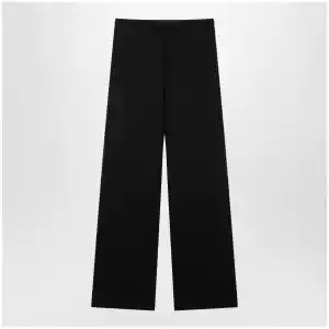 GUCCI Oversized lightweight wool trousers in black
