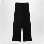 GUCCI Oversized lightweight wool trousers in black