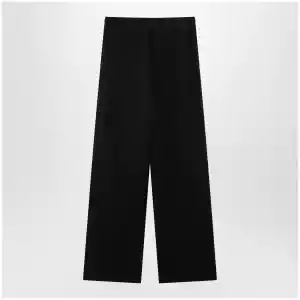 GUCCI Oversized lightweight wool trousers in black