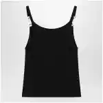 GUCCI Viscose crêpe jersey top with Horsebit detail in black