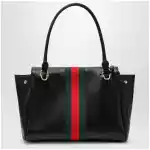 GUCCI Paparazzo medium top-handle bag in soft black leather