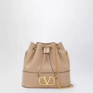 Valentino Garavani Pink leather Vlogo Signature mini hobo bag