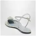 Valentino Garavani Coeur Royal sandals in ivory