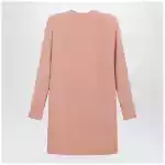 Valentino Pink silk short dress with embroidered bows