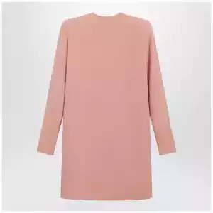 Valentino Pink silk short dress with embroidered bows