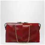 Valentino Garavani Medium Panthea shoulder bag in suede and nappa leather with Chevron pattern
