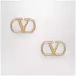 Valentino Garavani VLogo Signature earrings in gold-tone metal