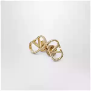 Valentino Garavani VLogo Signature earrings in gold-tone metal