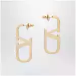 Valentino Garavani Gold-tone VLogo Signature earrings with Swarovski crystals