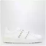 Valentino Garavani White leather Rockstud zip card holder