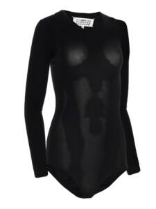 Maison Margiela Long Sleeves Crew Neck Bodysuit