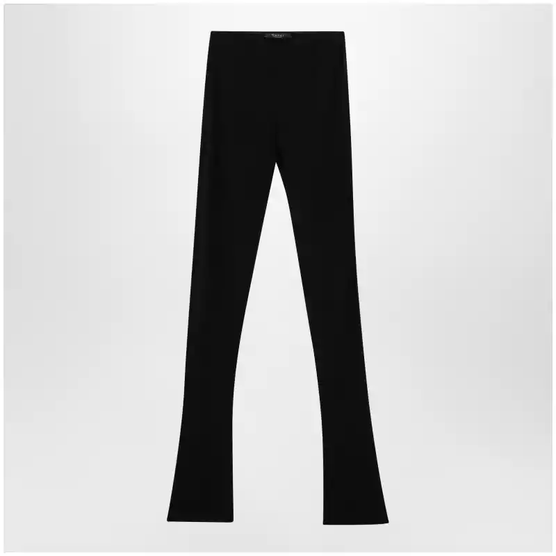GUCCI Black trousers in viscose crêpe jersey