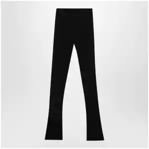 GUCCI Black trousers in viscose crêpe jersey