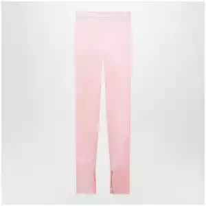 GUCCI Pink stretch silk faille leggings