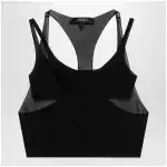 GUCCI Black lightweight crêpe jersey bralette set