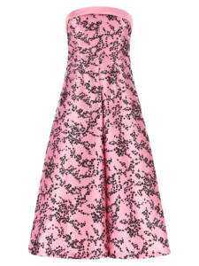 Alberta Ferretti Mikado Floreale Dress
