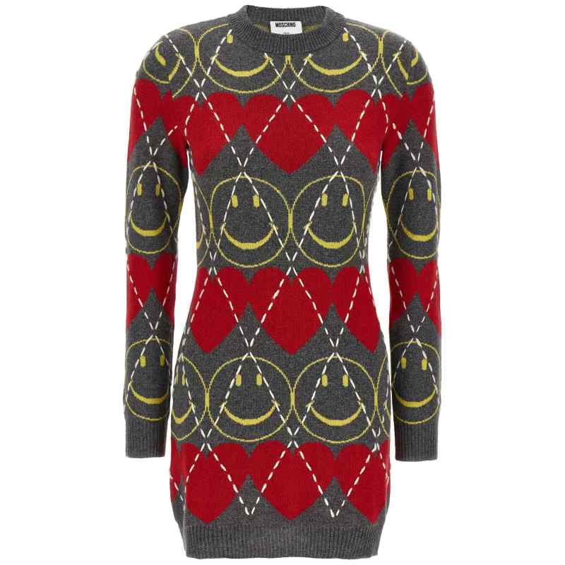 Moschino Smiley® Wool Dress