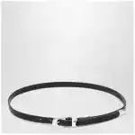 Our Legacy Olega belt in black calfskin leather