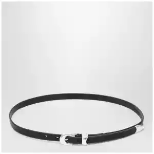 Our Legacy Olega belt in black calfskin leather