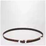 Our Legacy Olega belt in brown calfskin leather