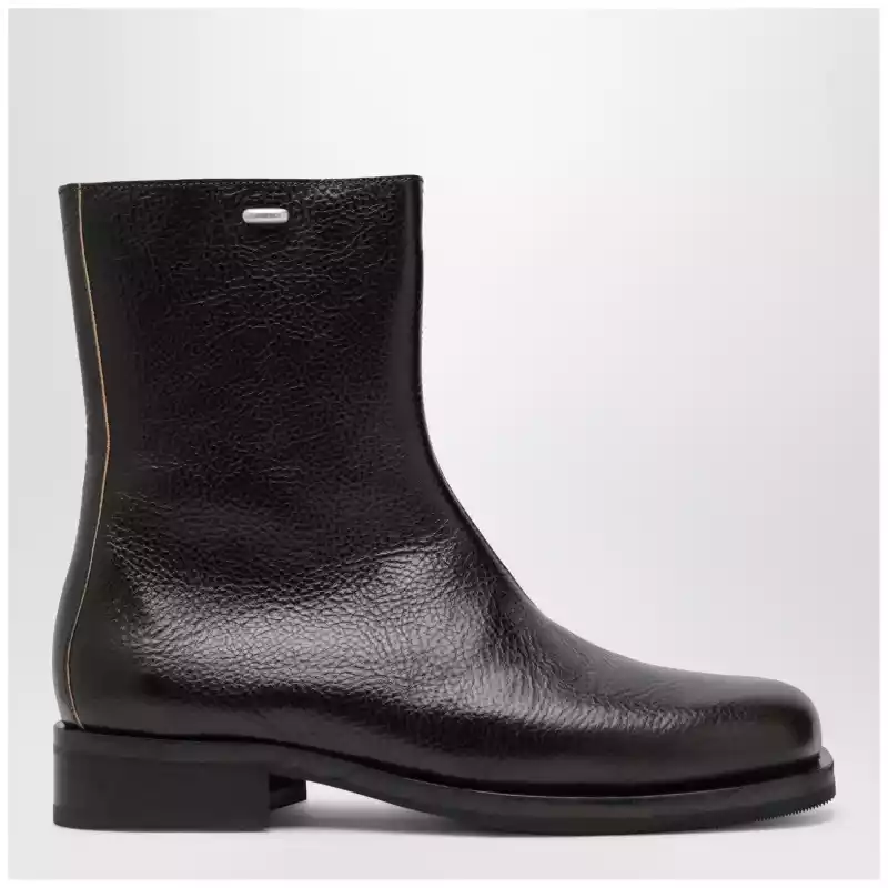 Our Legacy Camion boot in Italian leather, Deep Americano