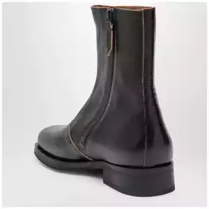 Our Legacy Camion boot in Italian leather, Deep Americano