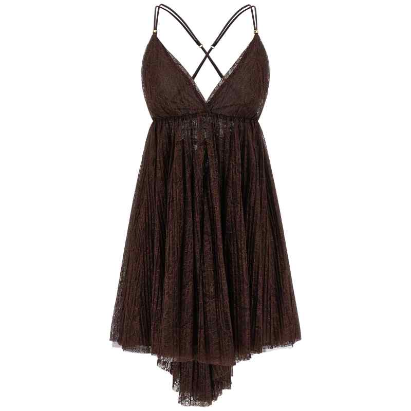 Elisabetta Franchi Lace Mini Dress