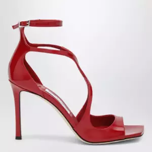 Jimmy Choo Azia sandals in red patent leather