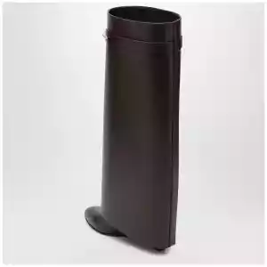 Givenchy Shark Pinch leather boots in ebony brown