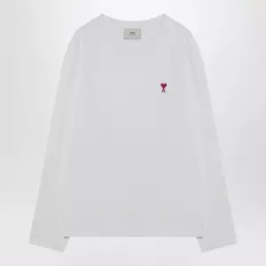 Ami Paris White Ami De Coeur sweater