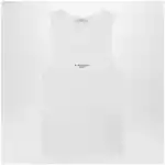 Givenchy White slim-fit tank top with logo