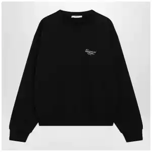 Givenchy Black brushed cotton sweatshirt with logo