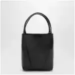 Chloé Small Spin black leather tote bag