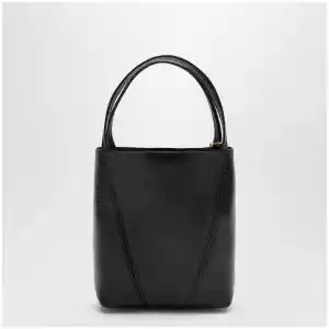 Chloé Small Spin black leather tote bag