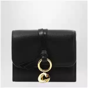 Chloé Small Alphabet trifold wallet black