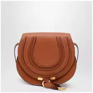 Chloé Marcie small leather saddle bag