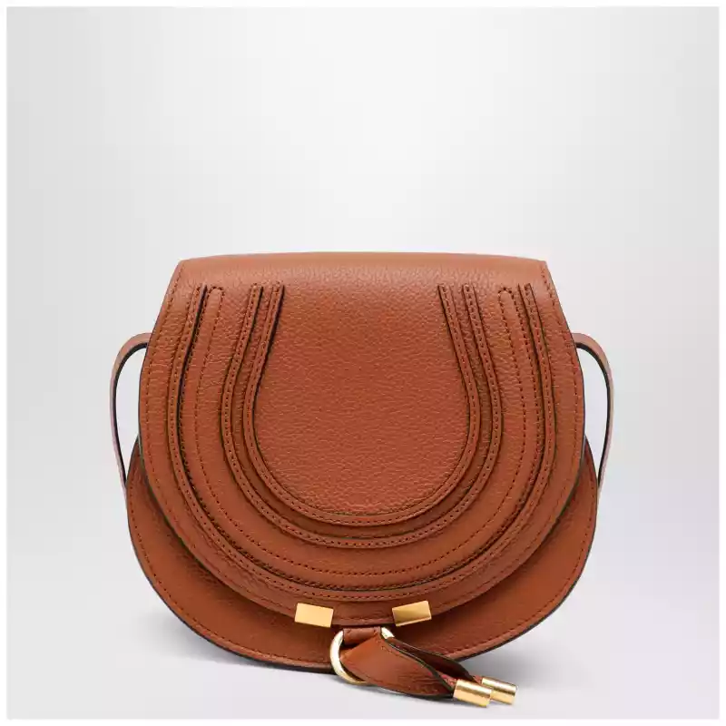 Chloé Marcie small leather saddle bag